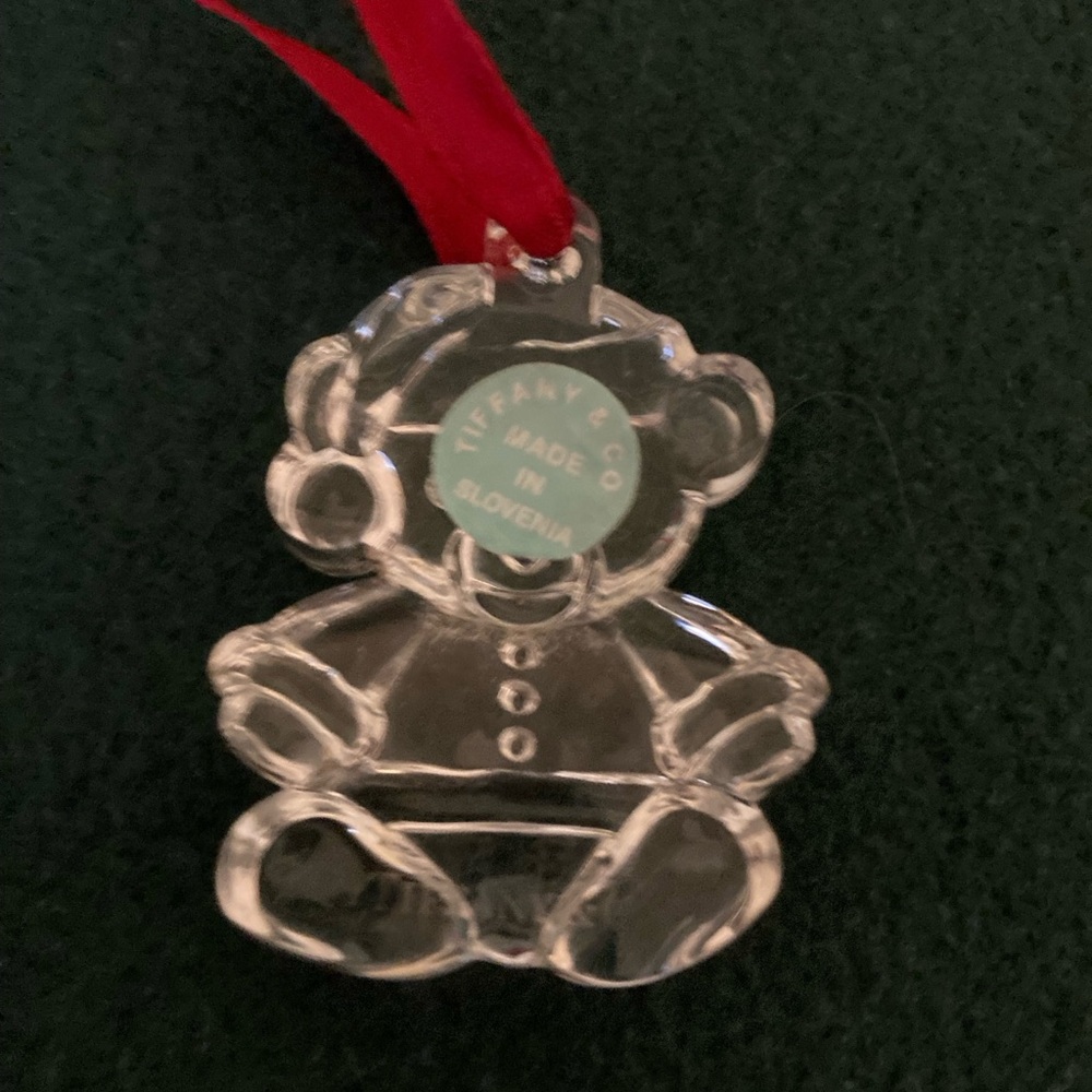 Tiffany & Co crystal teddy bear ornament - Picture 7 of 7